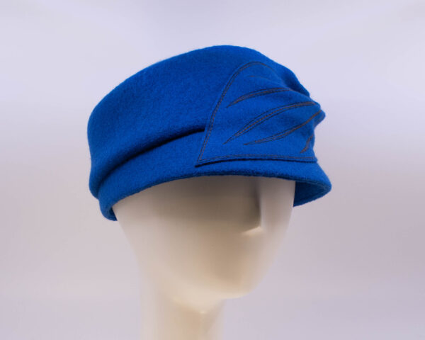 Boiled Wool: Mao Now - Cobalt (Side View 2)