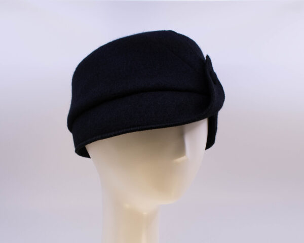 Boiled Wool: Victor - Black (Side View 2)