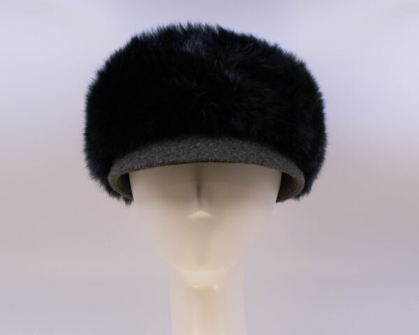 Mohair: Trapper Jane (Oso) - Loden/Oso (Faux Fur)