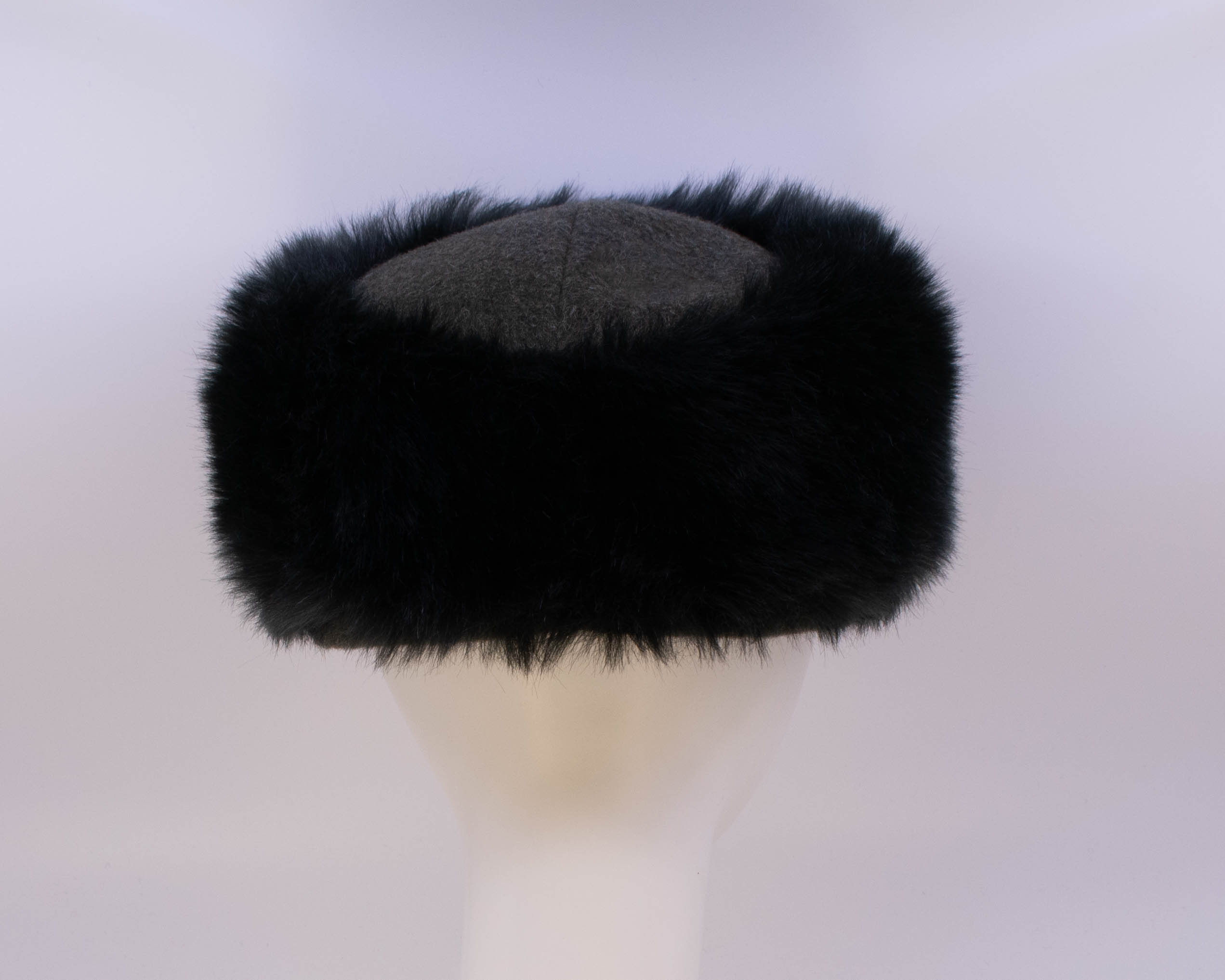 Mohair: Trapper Jane (Oso) - Loden/Oso (Faux Fur) (Back View)