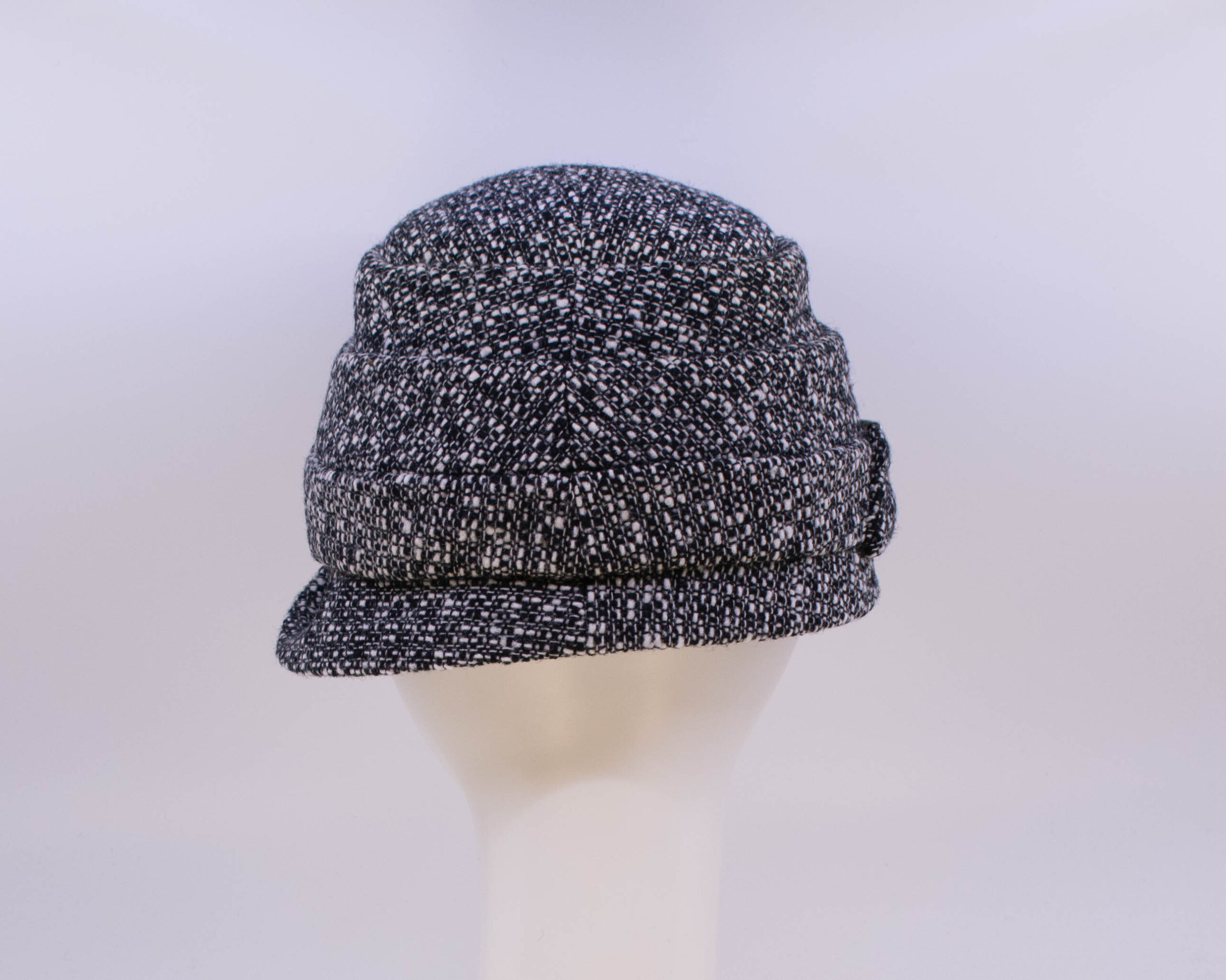 Tweeds: Lexi - Black (Back View)