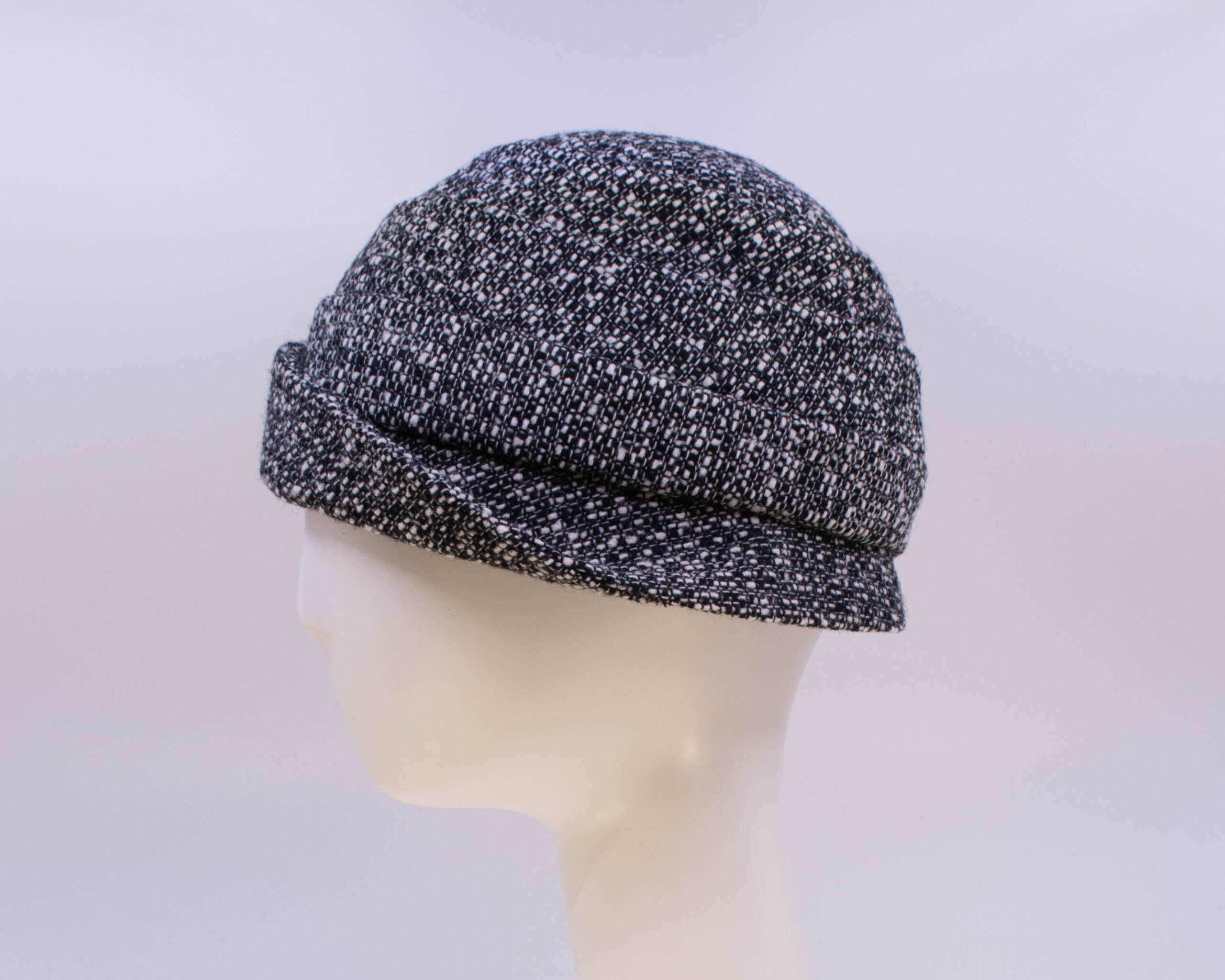 Tweeds: Lexi - Black (Side View)