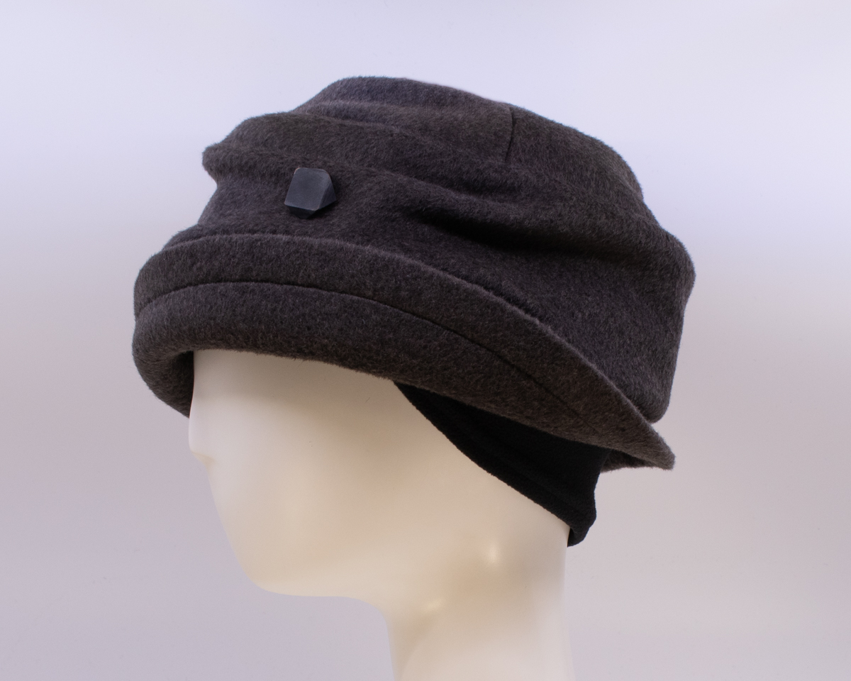 Mohair: Jeanette - Mushroom (Button 2) (Side View Ear Cuff)