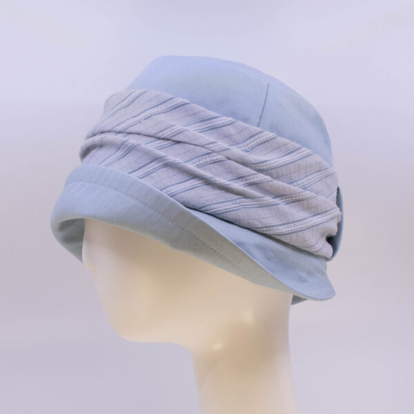 Gabriola: Jeanette - Aqua/Stripe (Side View)