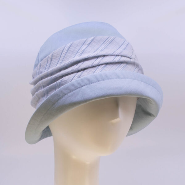 Gabriola: Jeanette - Aqua/Stripe (Side View 2)