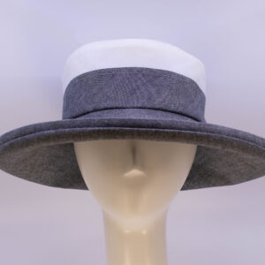 Chambray: Pamela - Grey/White