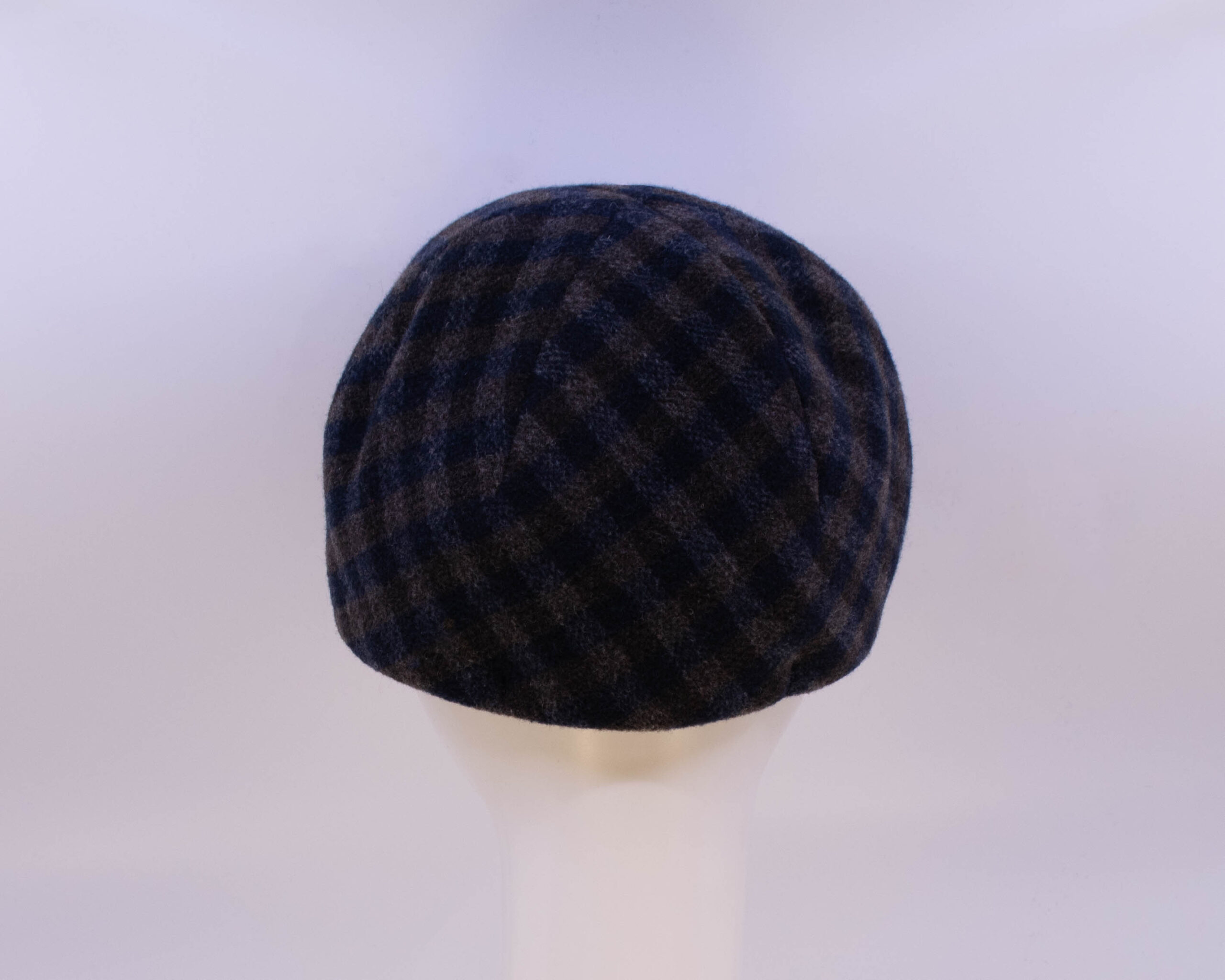 Fall Infusion: Dyllan - Navy Check (Back View)