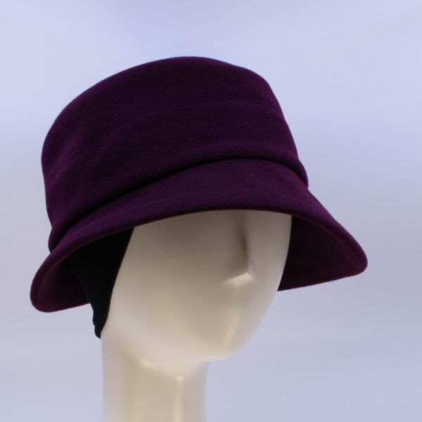 Wool Classic: Kaitlin - Maroon (Side View 2 Ear Cuff)