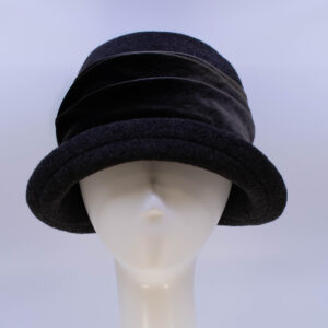 Boiled Wool: Jeanette (Velvet) - Moro Brown/Brown