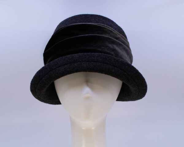 Boiled Wool: Jeanette (Velvet) - Moro Brown/Brown