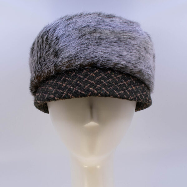 Hidden Fox: Trapper Jane (Faux Fur) - Moss/Fox