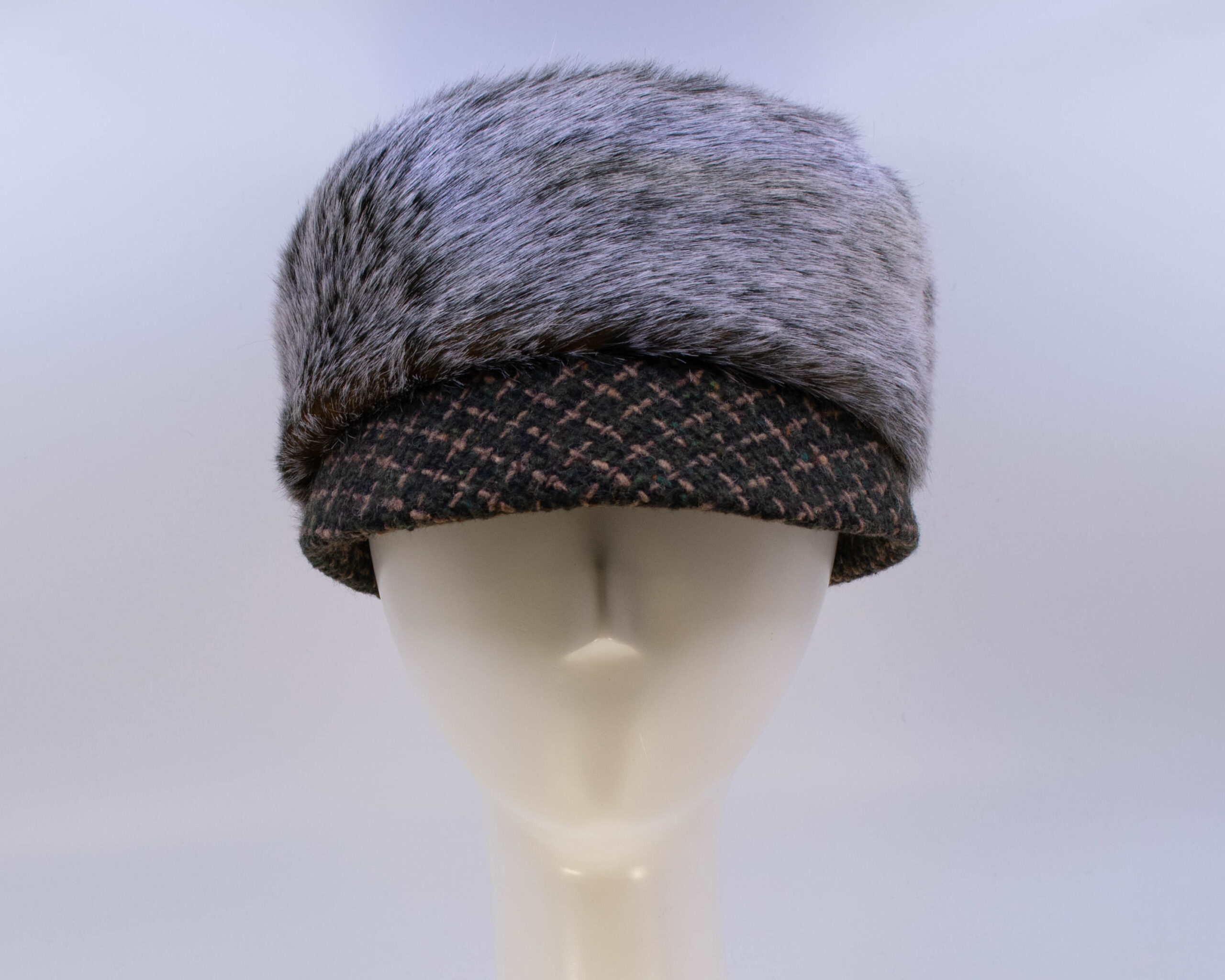 Hidden Fox: Trapper Jane (Faux Fur) - Moss/Fox