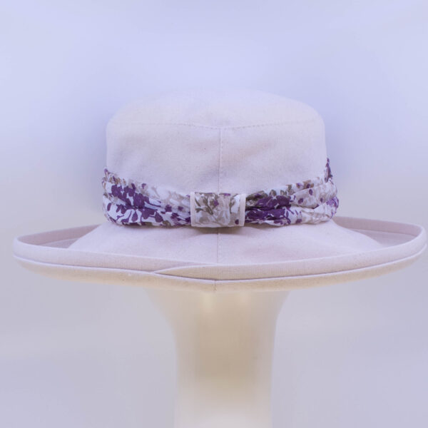 Lake Country: Bridget - Natural/Plum (Back View)