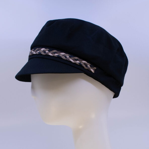 Gabriola: Perry (Braided) - Black/Braid (Side View)