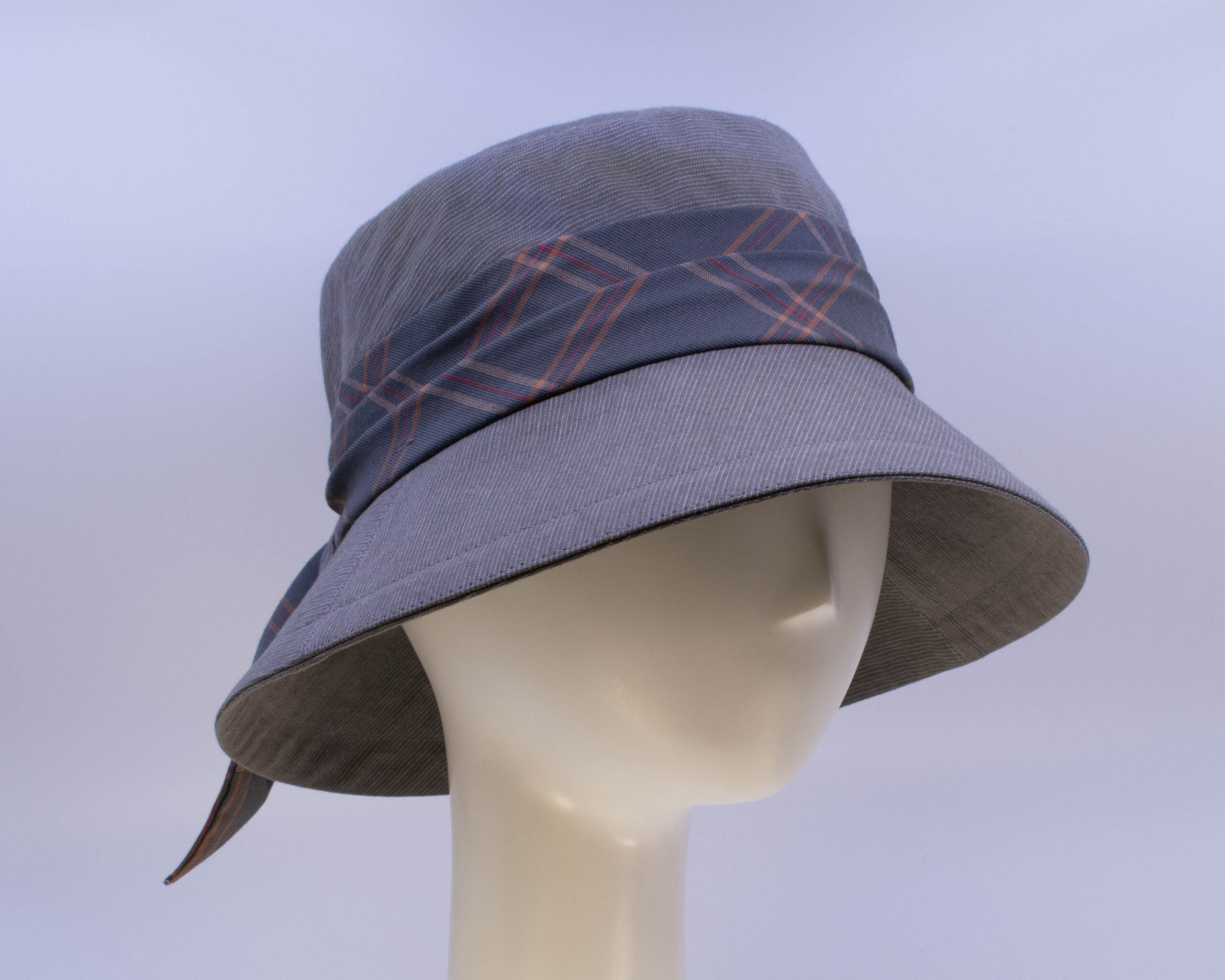 Neutrals: Felice - Sage/Plaid (Side View 2)