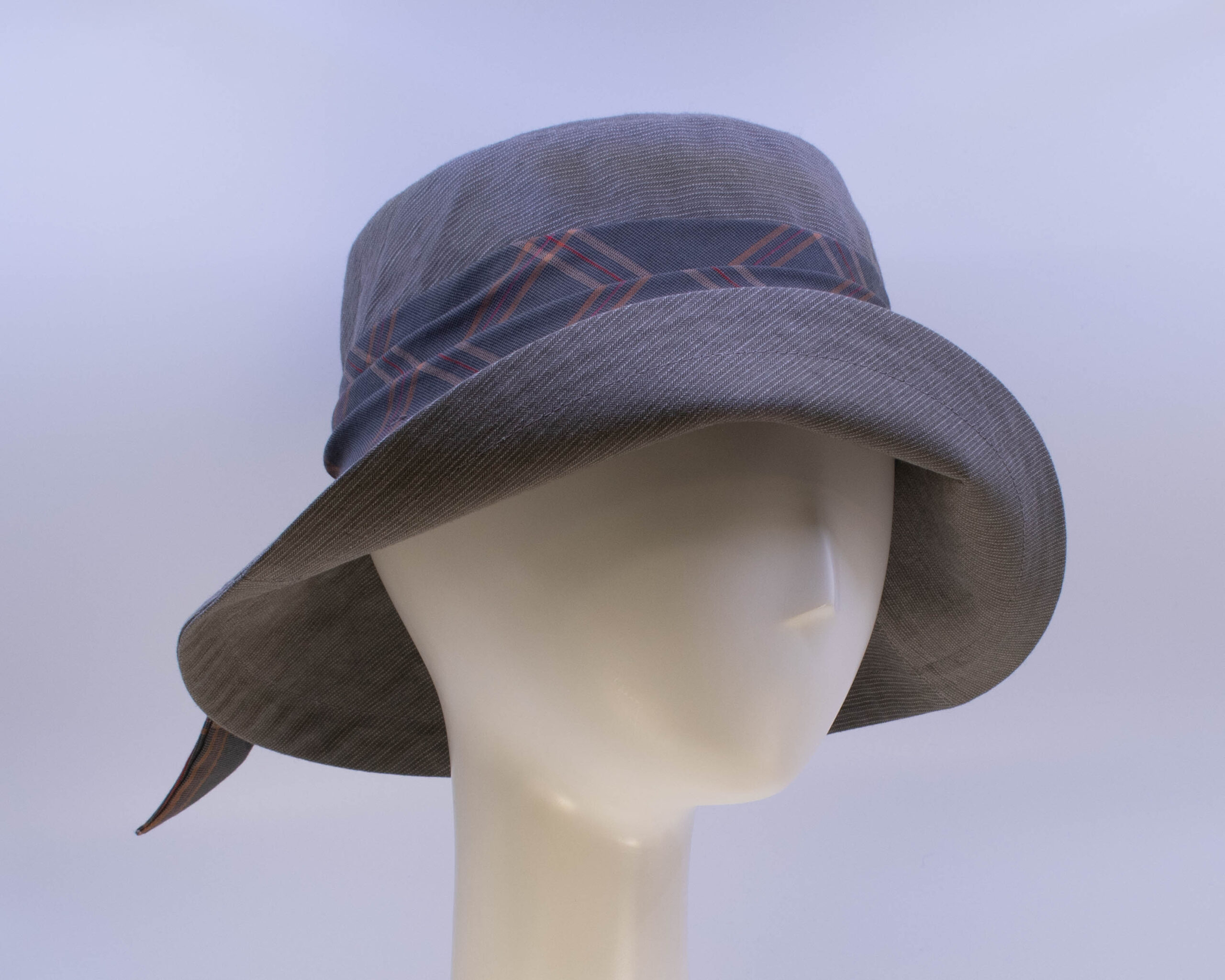 Neutrals: Felice - Sage/Plaid (View 2 Side)