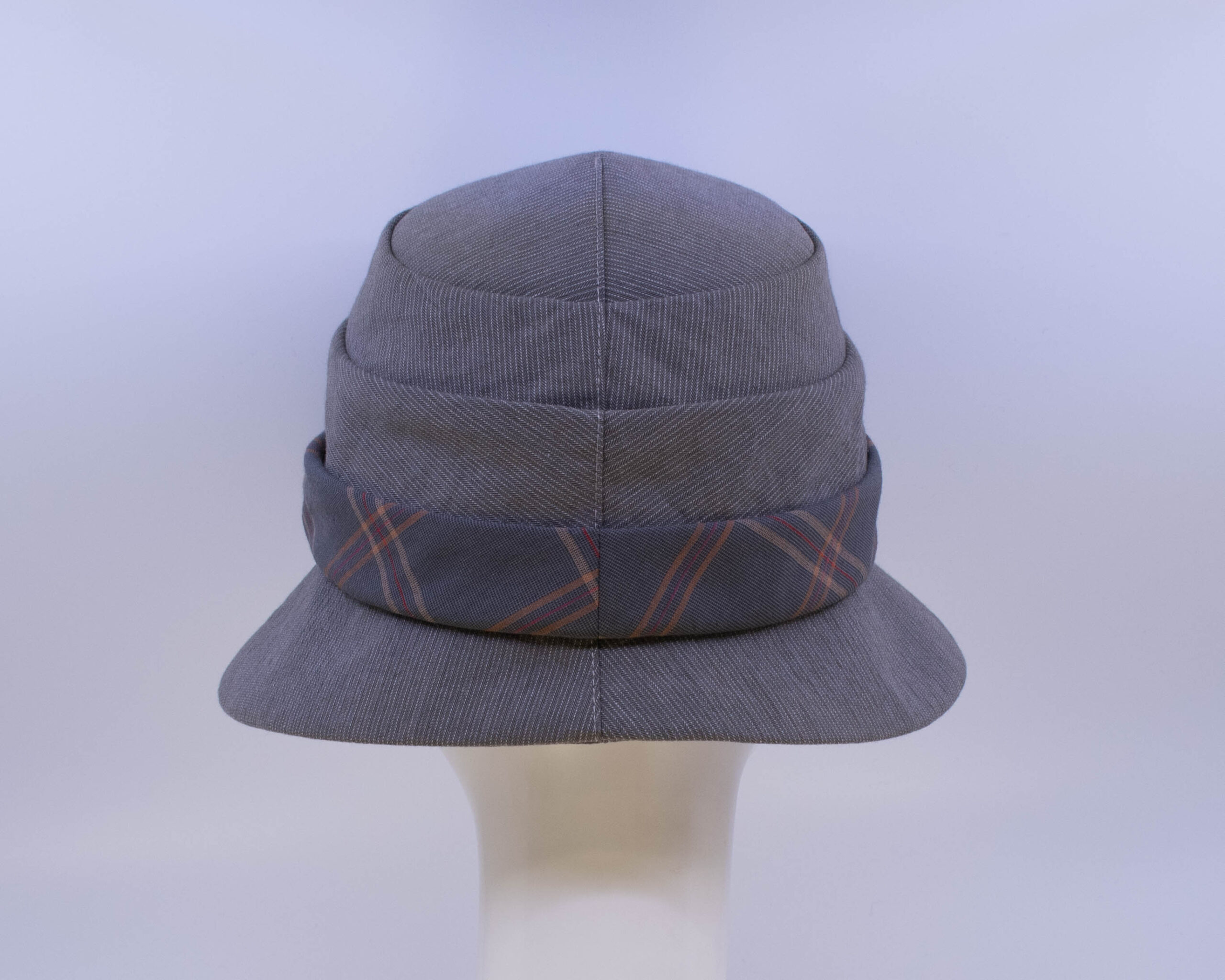 Neutrals: Freda - Sage/Plaid (Back View)