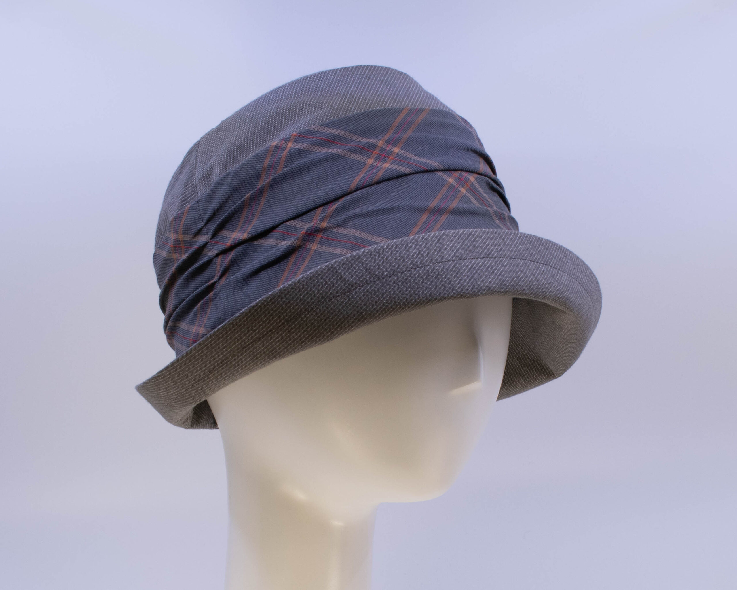 Neutrals: Jeanette - Sage/Plaid (Side View 2)