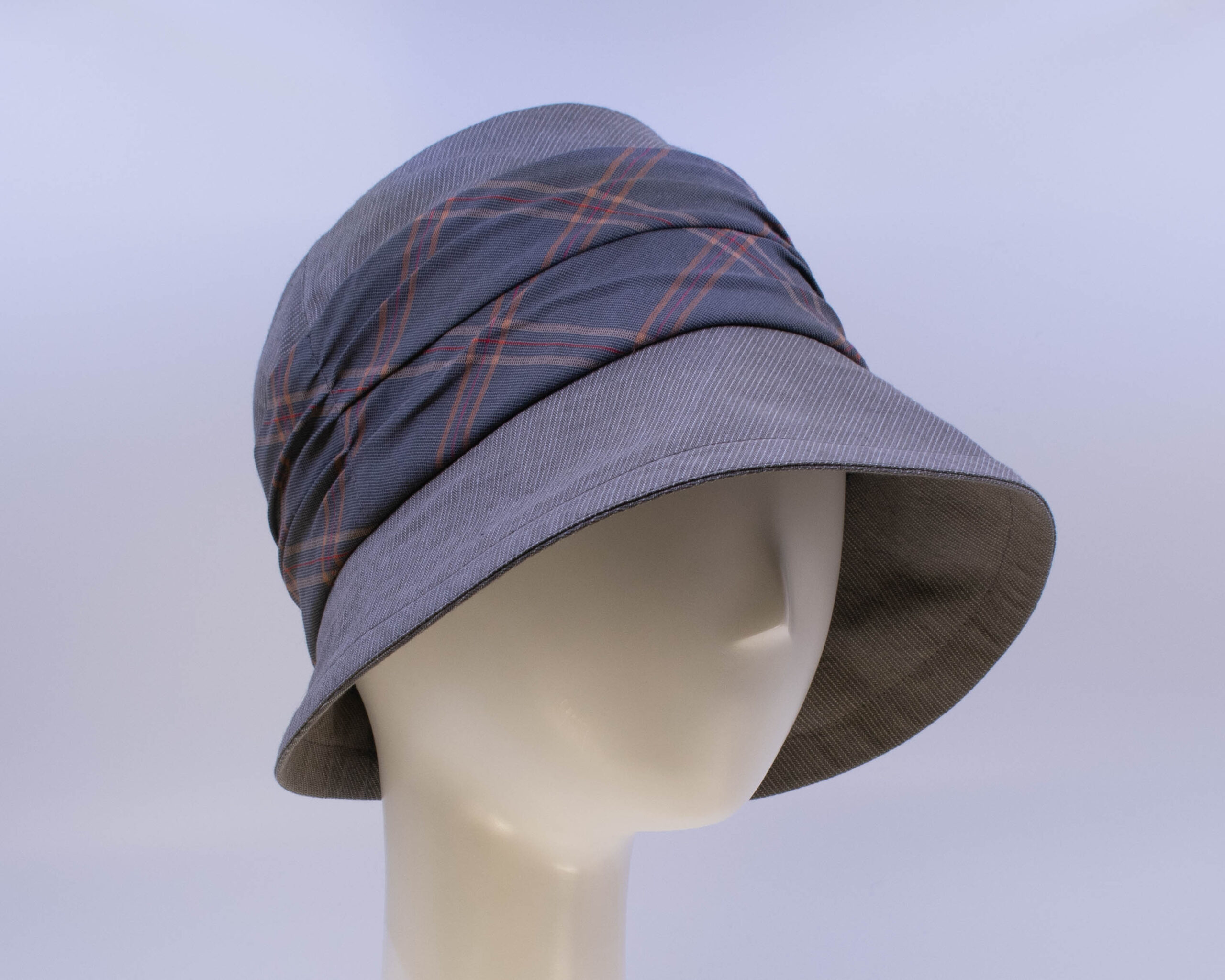 Neutrals: Jeanette - Sage/Plaid (View 2 Side)