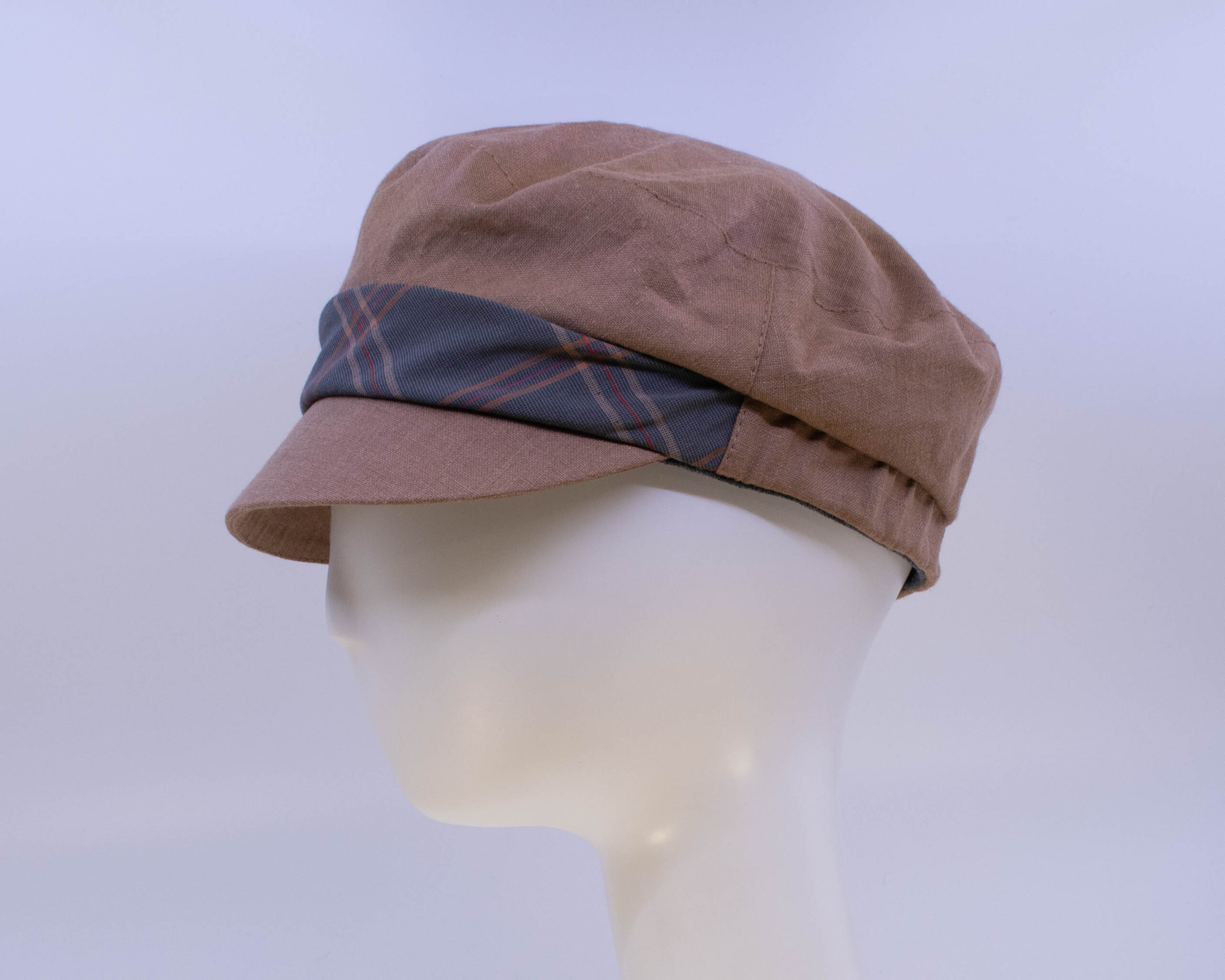 Neutrals: Perry - Cinnamon/Plaid (Side View)