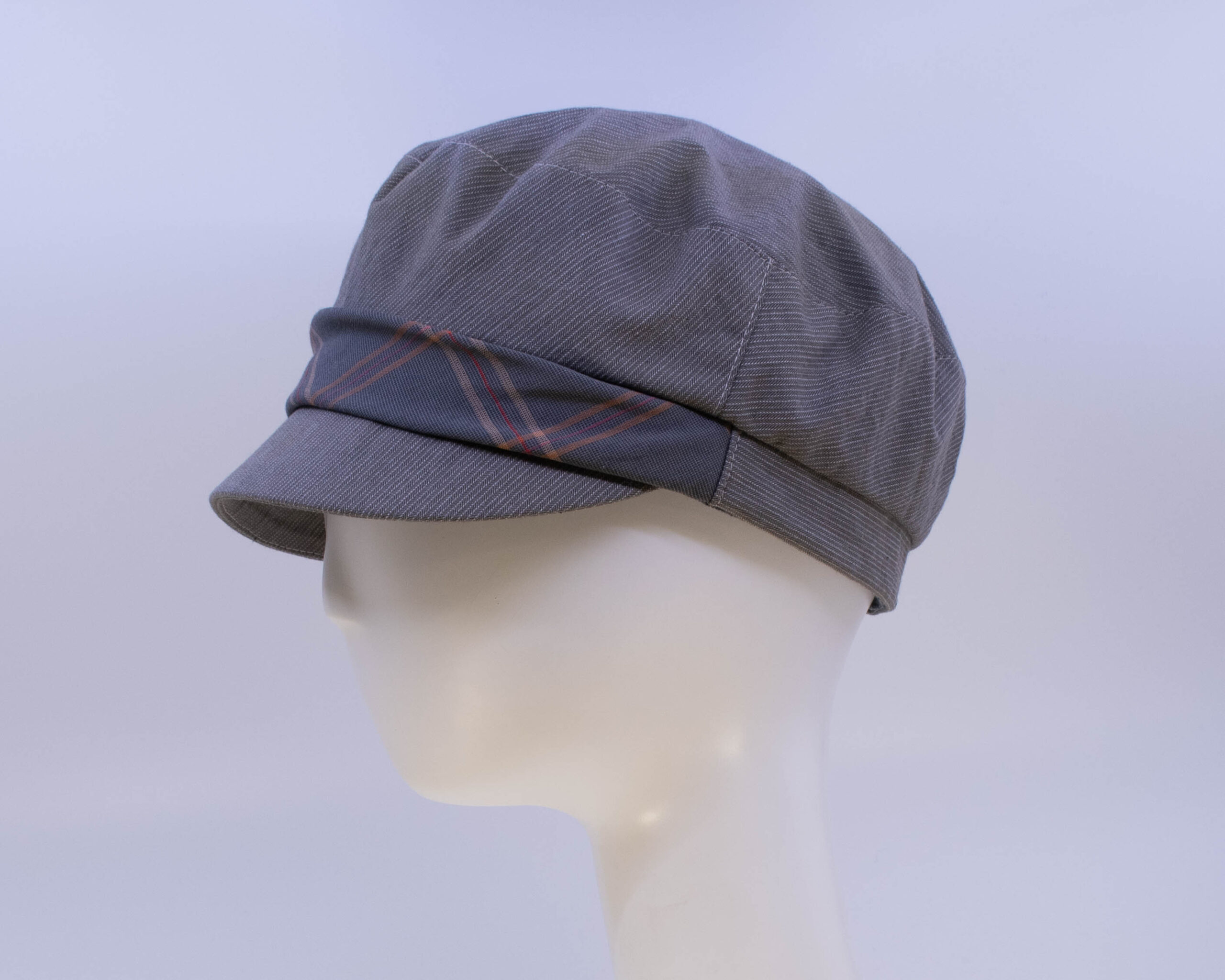 Neutrals: Perry - Sage/Plaid (Side View)