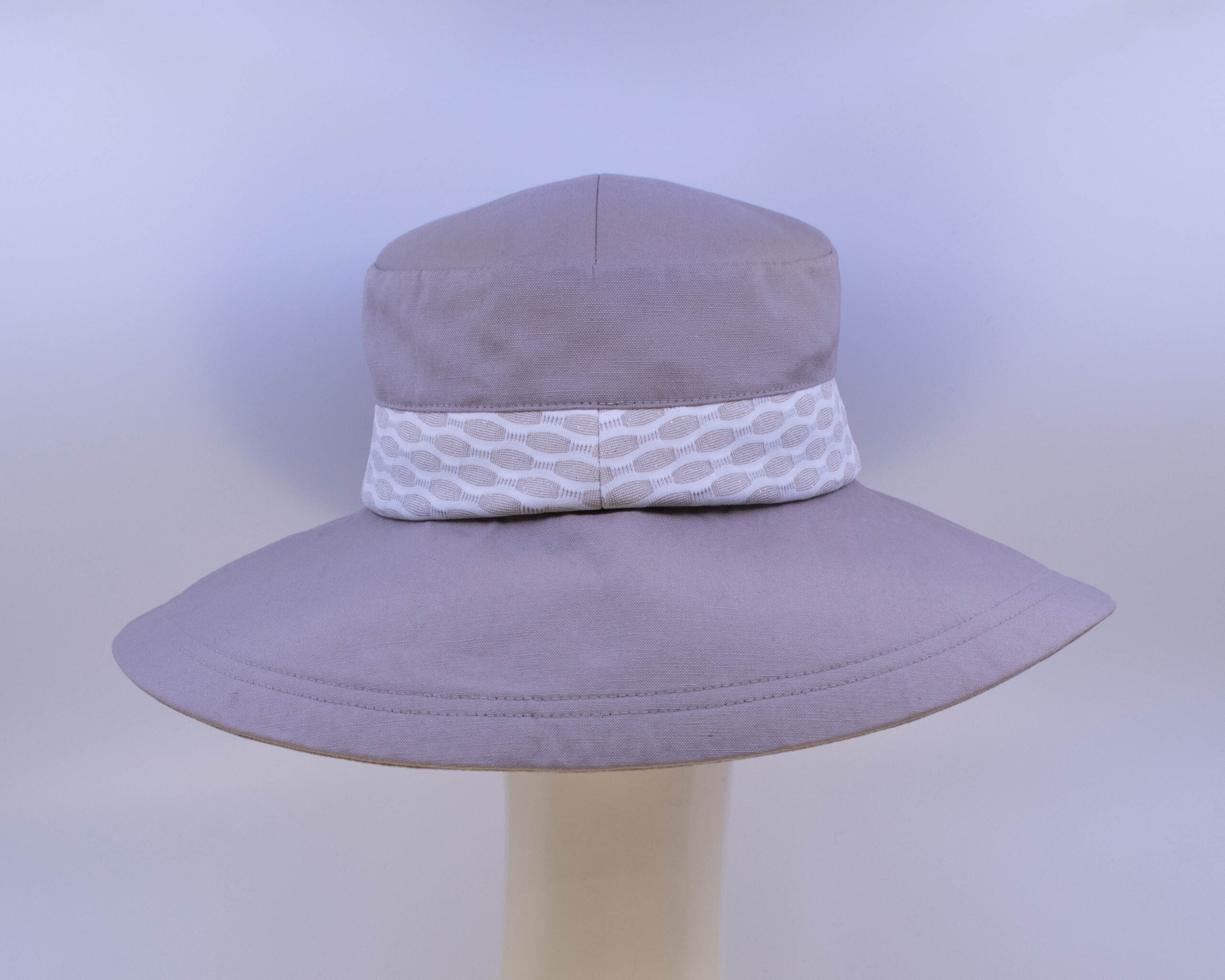 Gabriola: Isabella - Taupe/Gold (Back View)