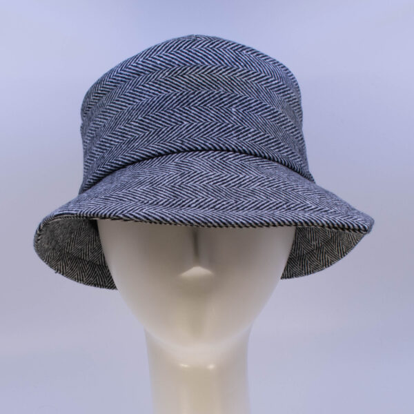 Town & Country: Grace - Black/White Herringbone