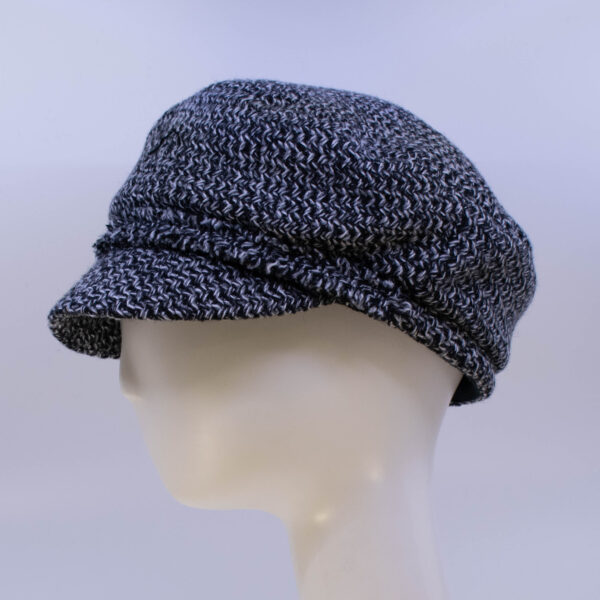 Town & Country: Penny - Black/White Tweed (Side View)