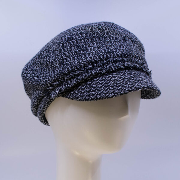 Town & Country: Penny - Black/White Tweed (Side View 2)