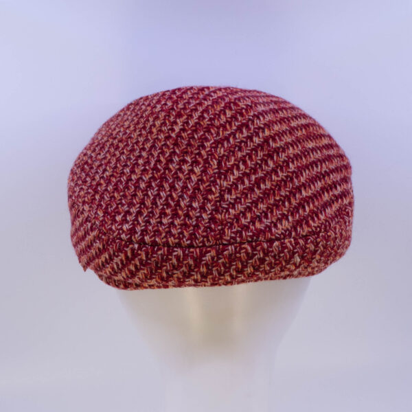 Town & Country: Penny - Red/Orange Tweed (Back View)