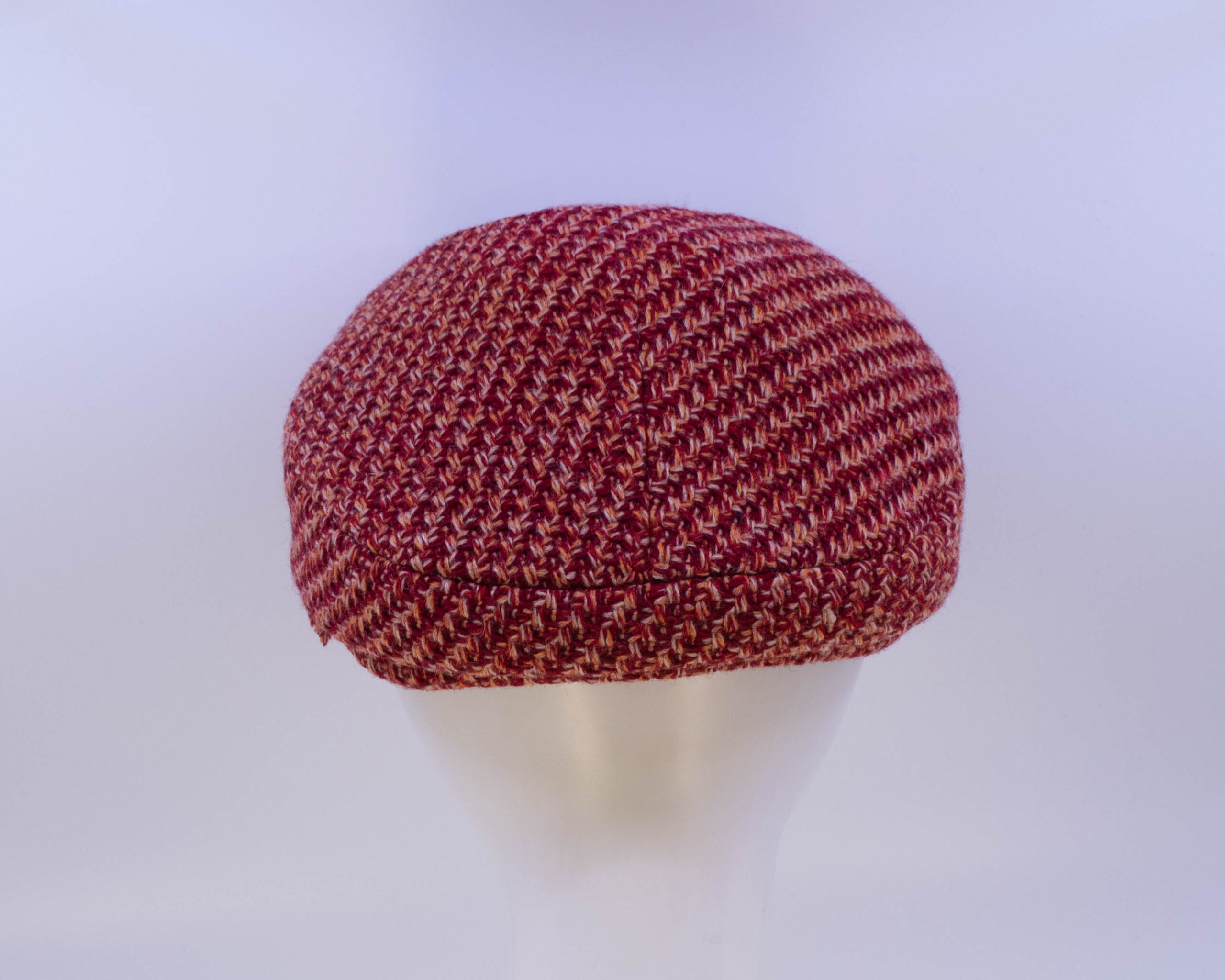 Town & Country: Penny - Red/Orange Tweed (Back View)