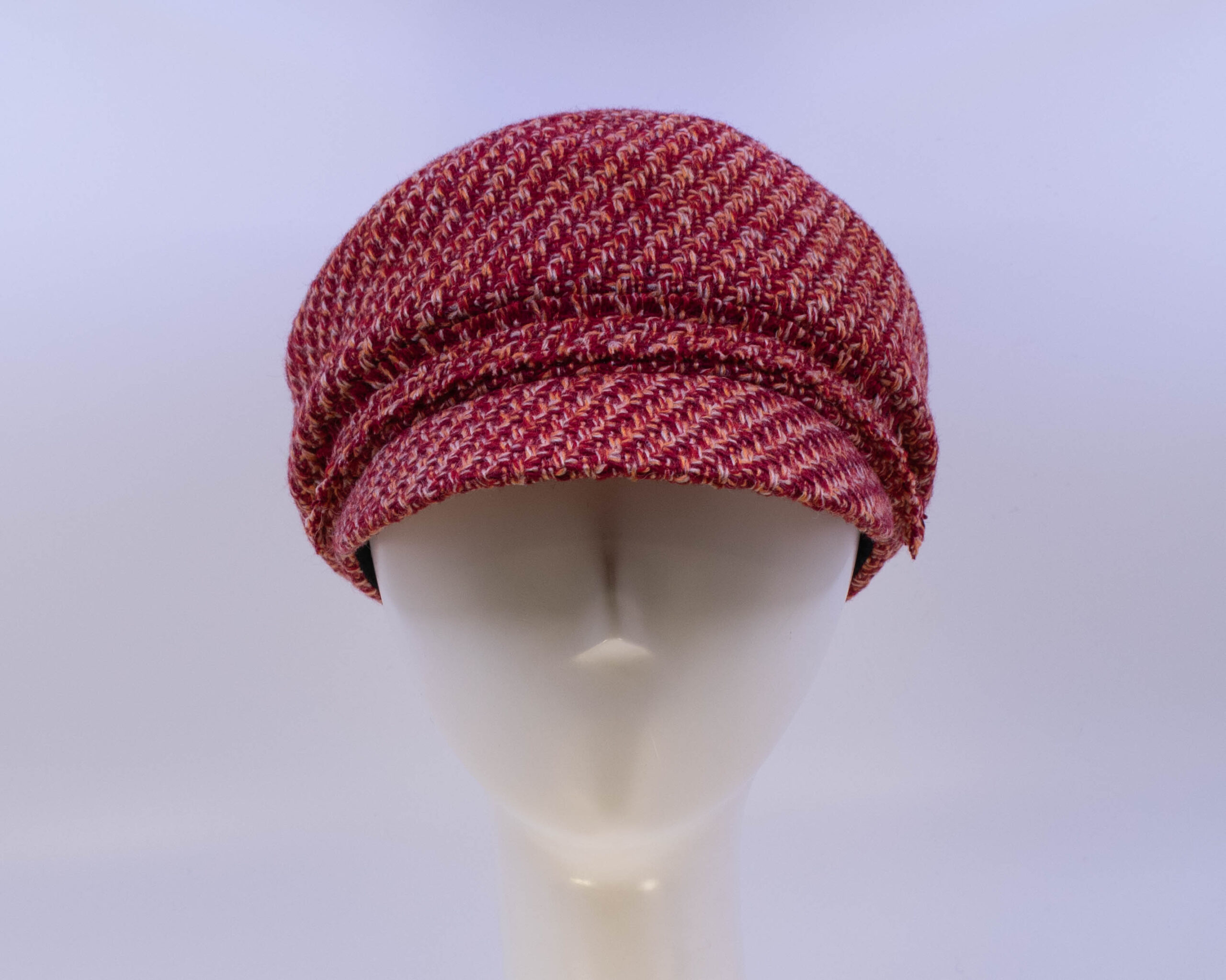 Town & Country: Penny - Red/Orange Tweed