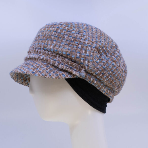 Tundra: Penny - Camel Tweed (Side View Ear Cuff)