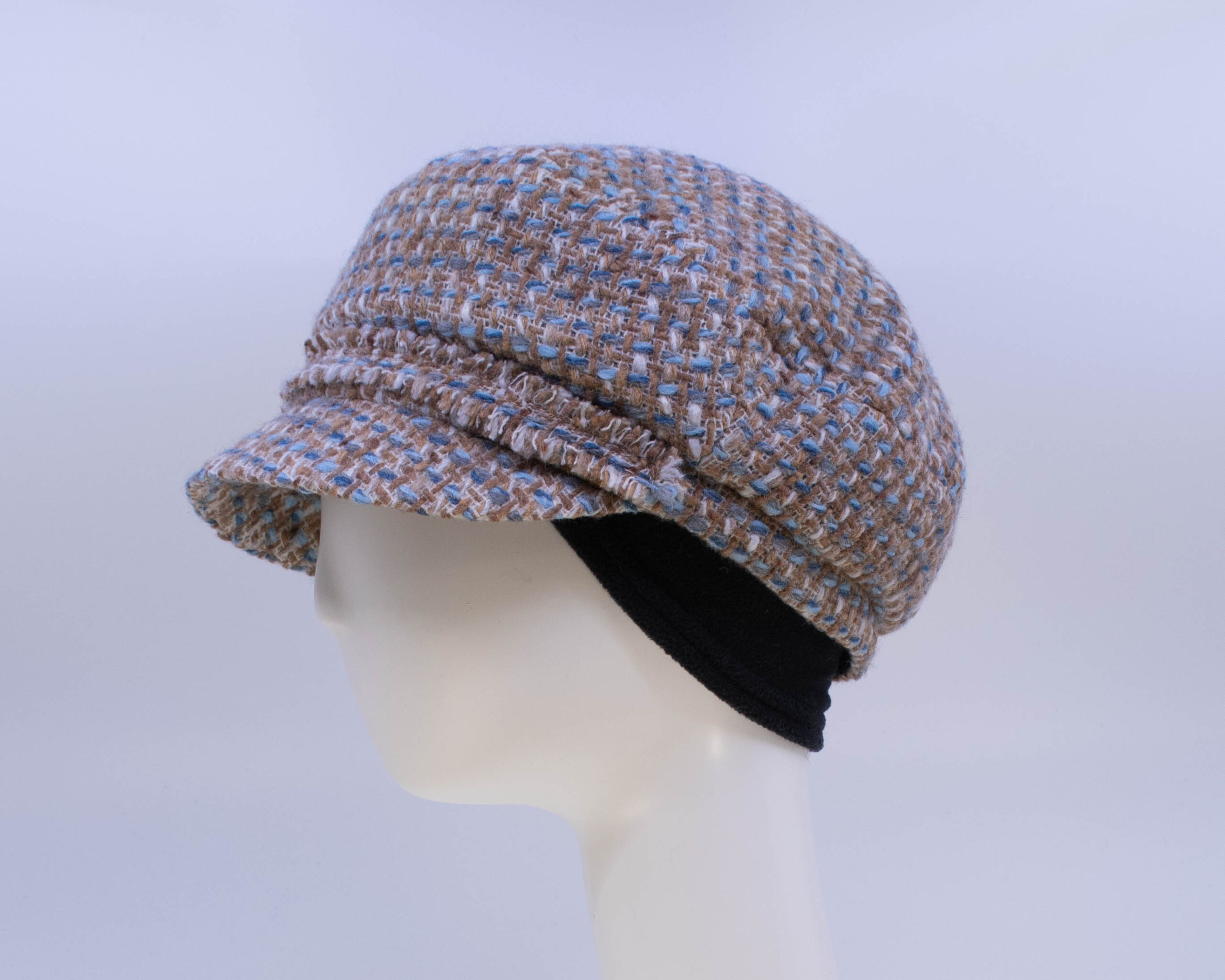 Tundra: Penny - Camel Tweed (Side View Ear Cuff)