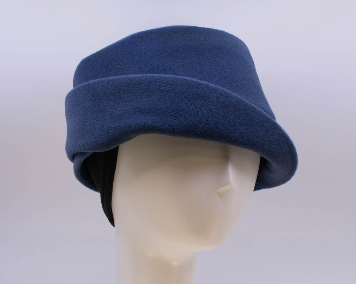 Wool Classic: Lauren (Cashmere) - Blue (Side View 2 Ear Cuff)