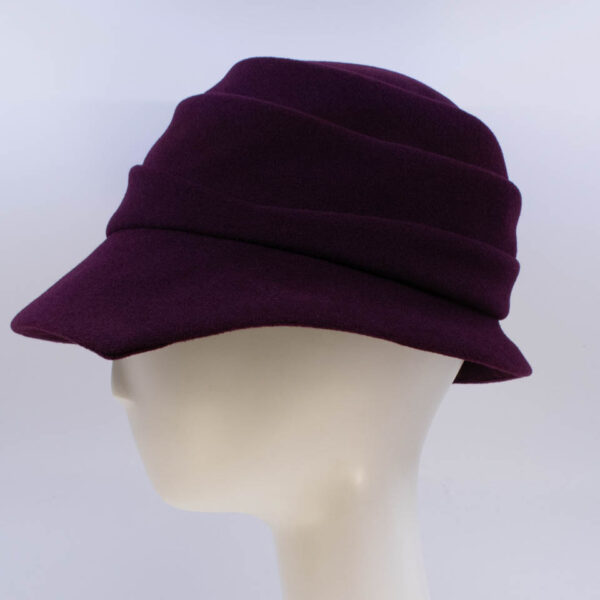 Wool Classic: Phoebe - Maroon (Side View)