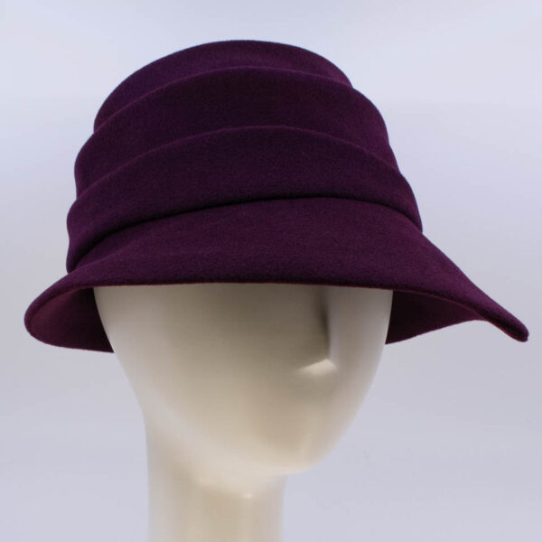 Wool Classic: Phoebe - Maroon (Side View 2)