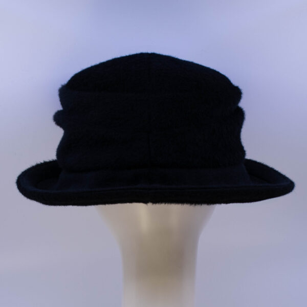 Mohair: Miranda - Black (Back View)