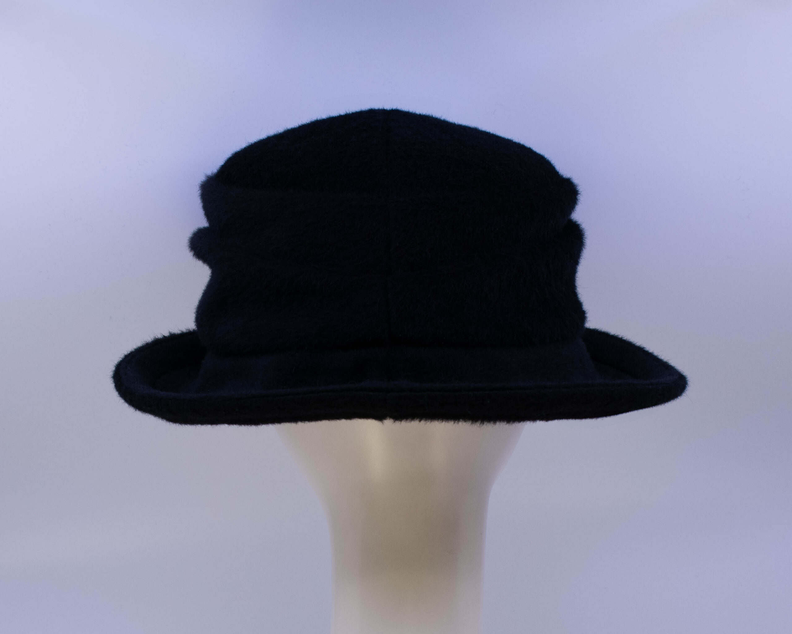 Mohair: Miranda - Black (Back View)