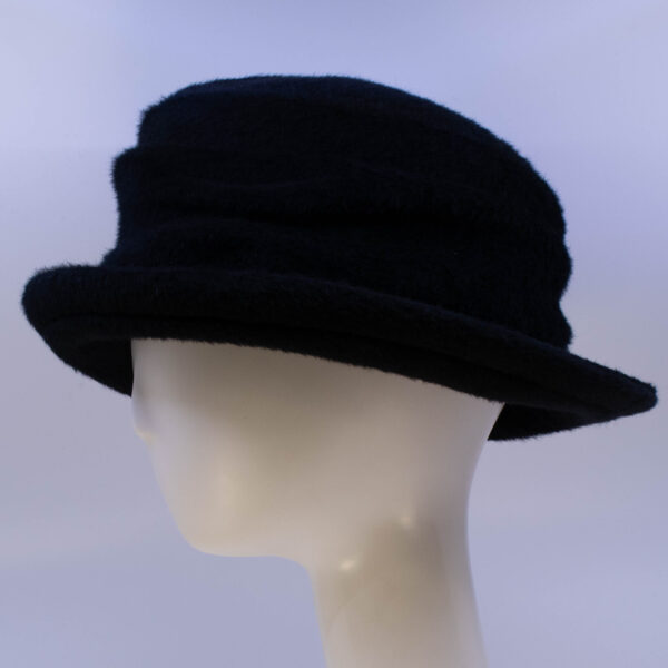 Mohair: Miranda - Black (Side View)