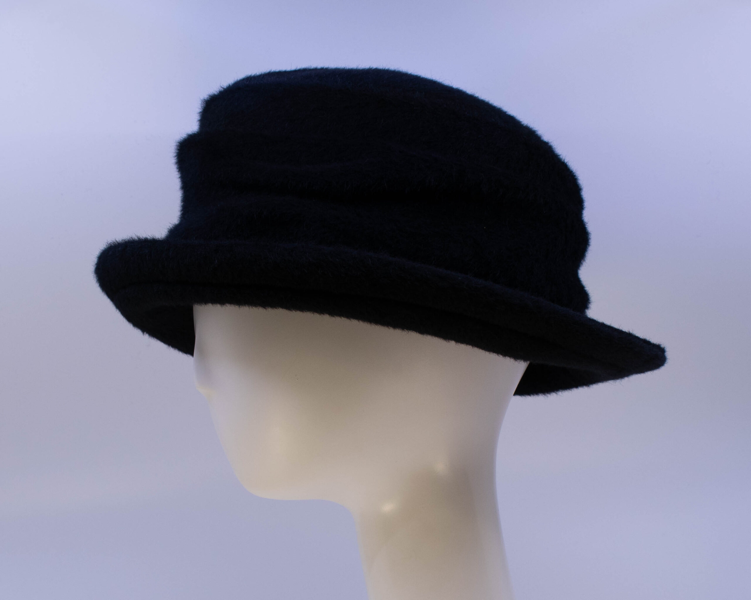 Mohair: Miranda - Black (Side View)