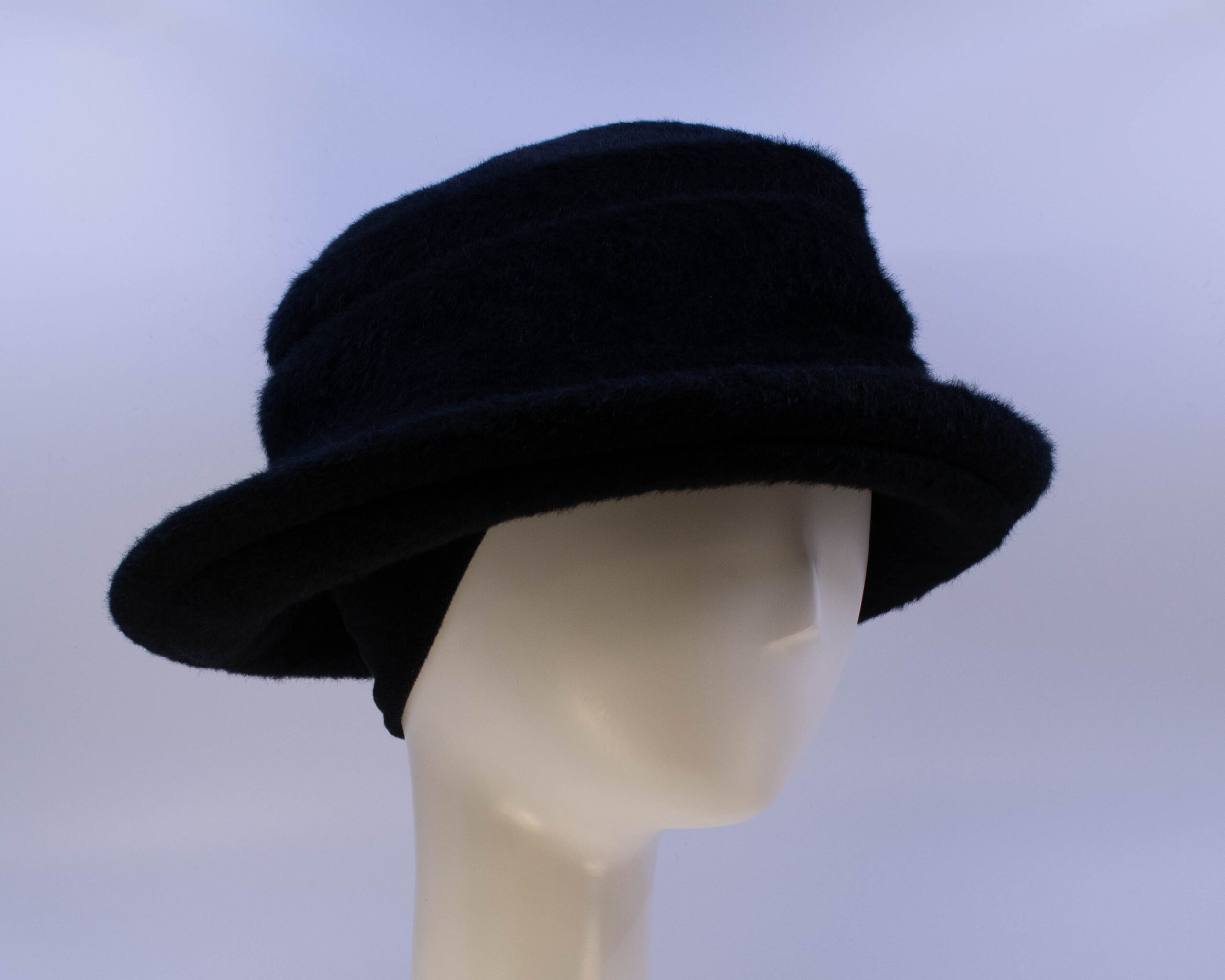 Mohair: Miranda - Black (Side View 2 Ear Cuff)