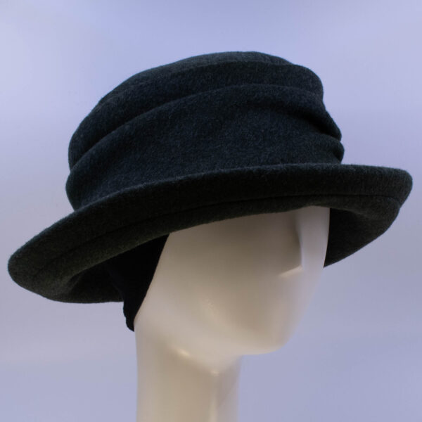 Mohair: Miranda - Spruce (Side View 2 Ear Cuff)