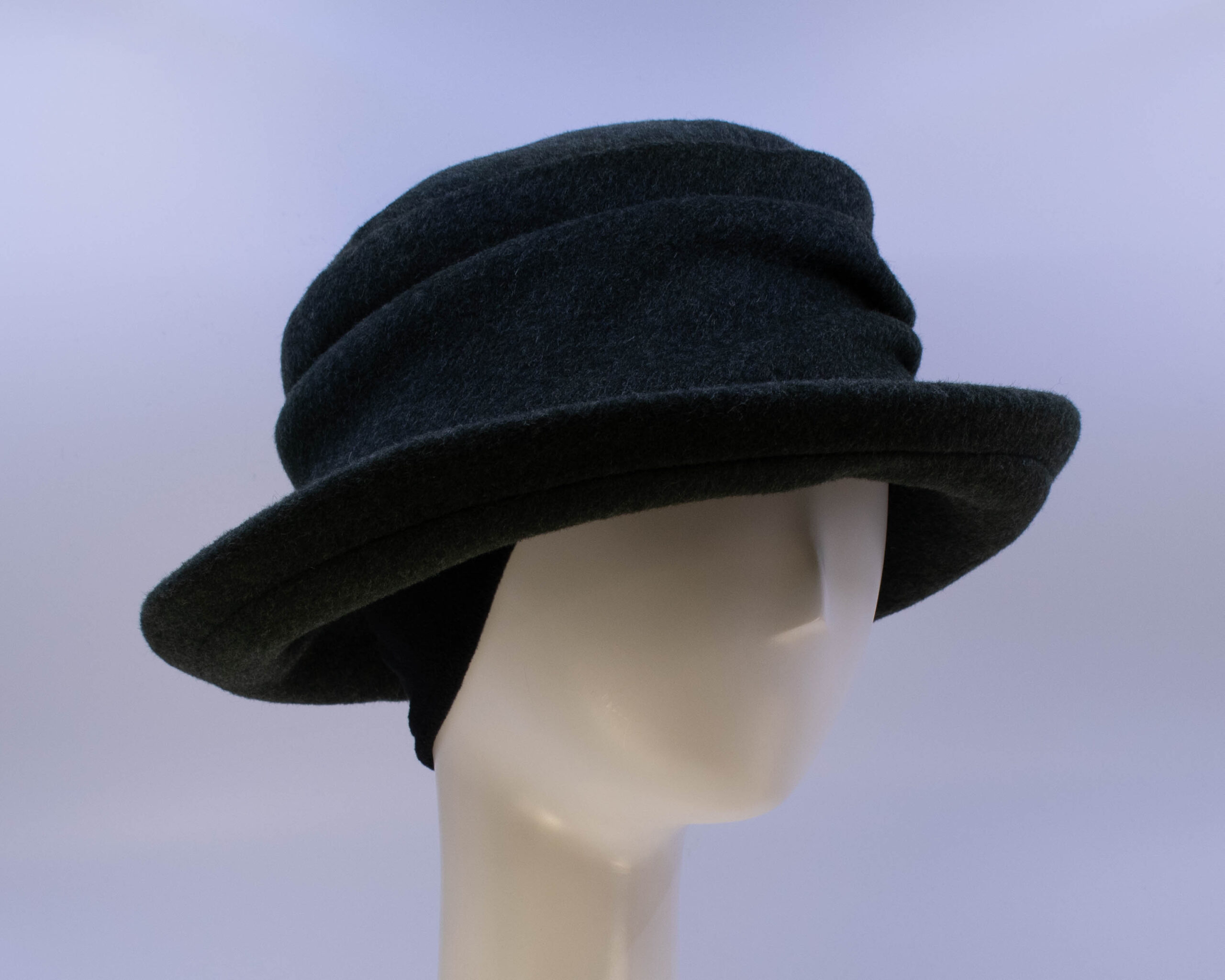 Mohair: Miranda - Spruce (Side View 2 Ear Cuff)