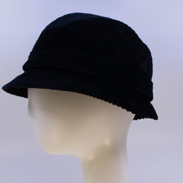 Corduroy: Aubrey - Black (Side View)