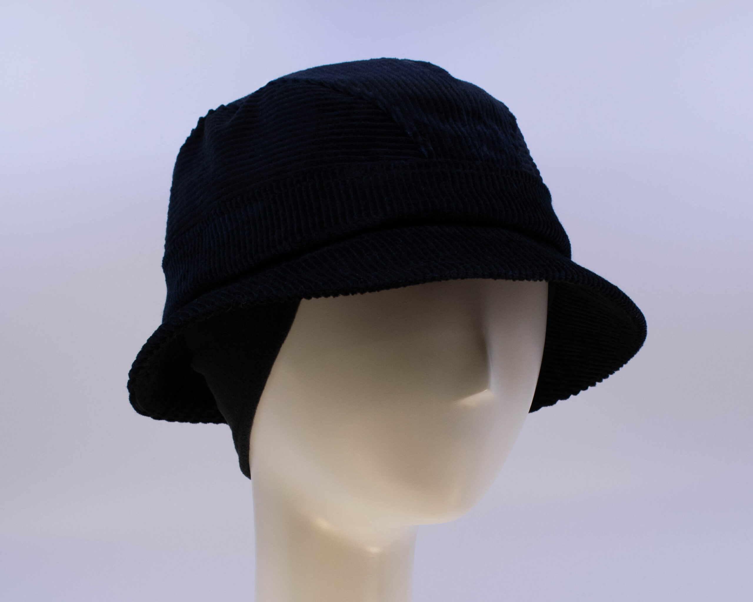 Corduroy: Aubrey - Black (Side View 2 Ear Cuff)