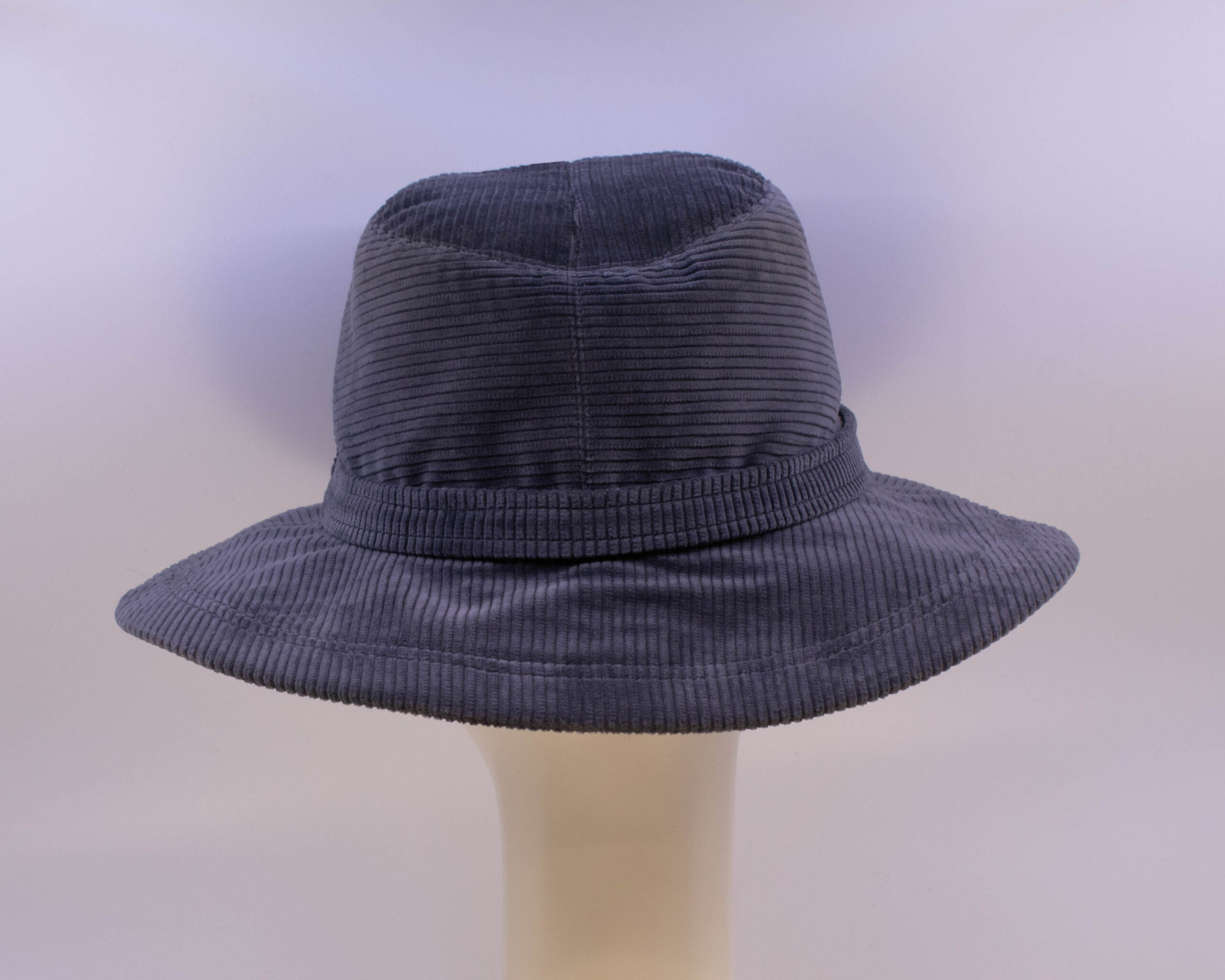 Corduroy: Alexandra - Light Grey (Back View)