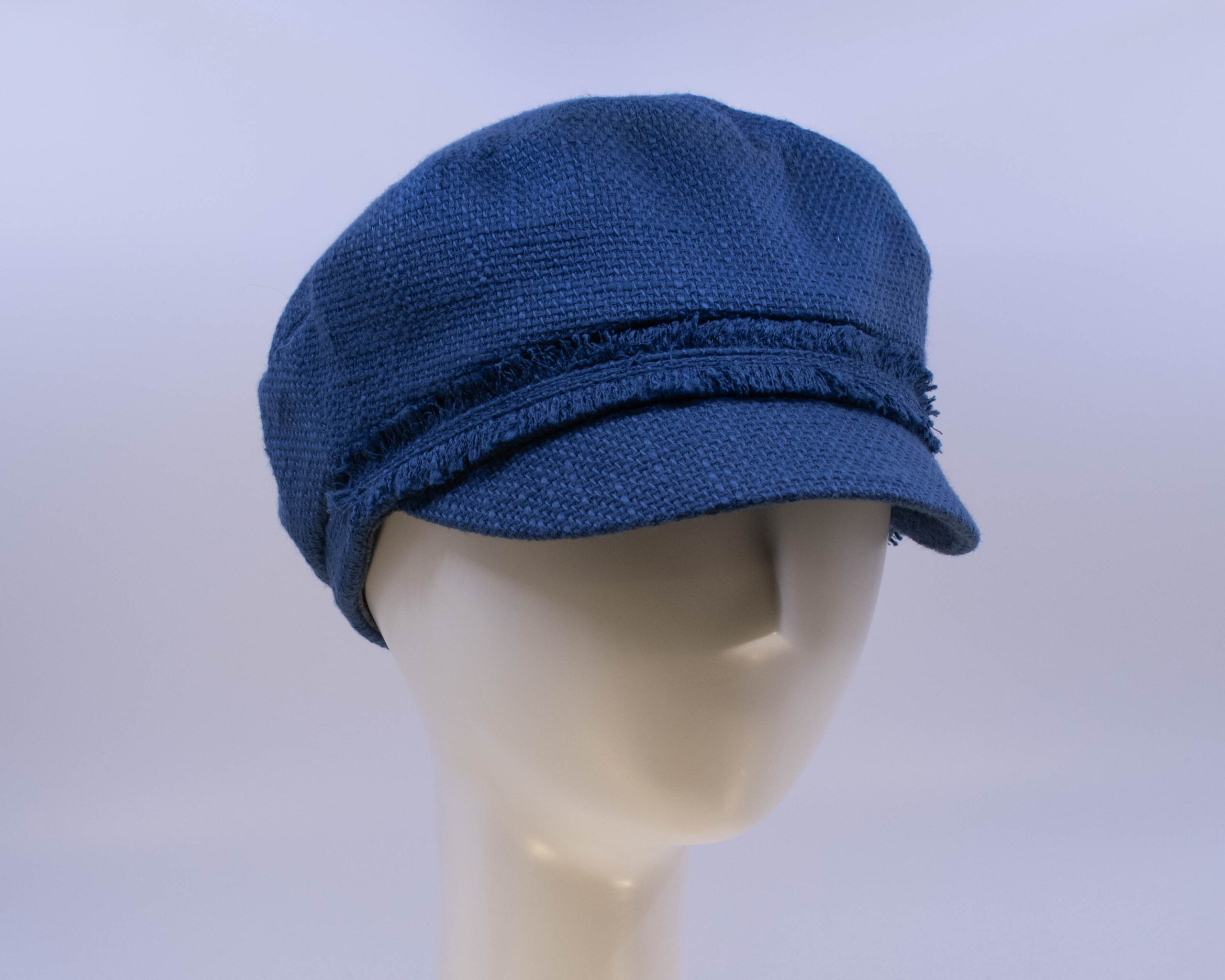 Cap Collection: Penny (Burlap) - Navy (Side View 2)