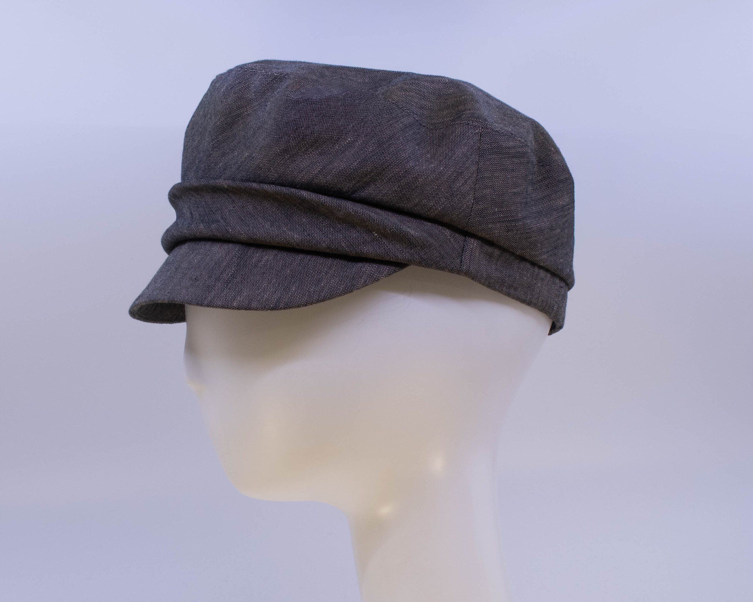 Cap Collection: Penny (Linen) - Bronze (Side View)