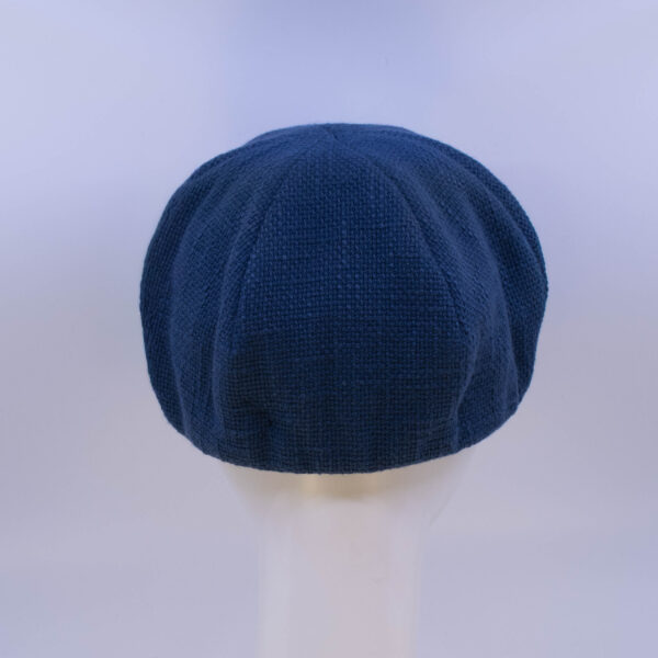 Cap Collection: Dyllan (Burlap) - Navy (Back View)
